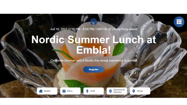 Nordic Summer Lunch at Embla - June 10.